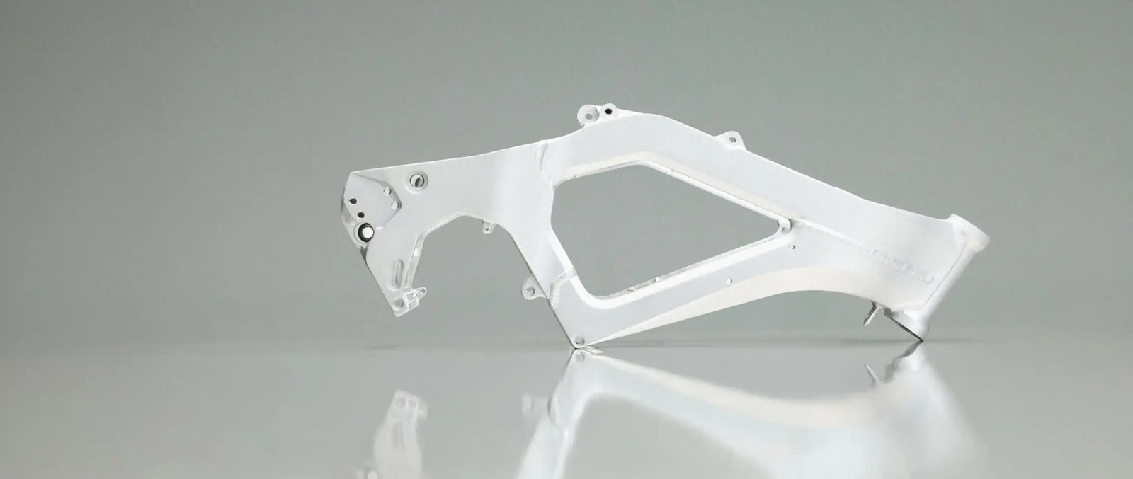 Forged aluminum frame and hydroformed swingarm
